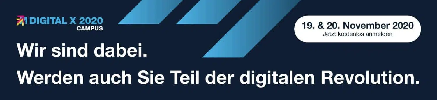 Messebanner zur Digital X