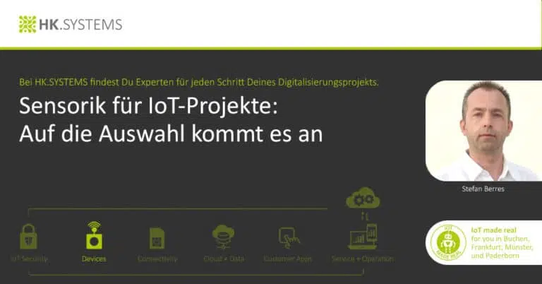 Sensorik für IoT-Projekte